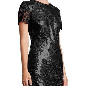 Joy Sequin Crochet Mini Dress